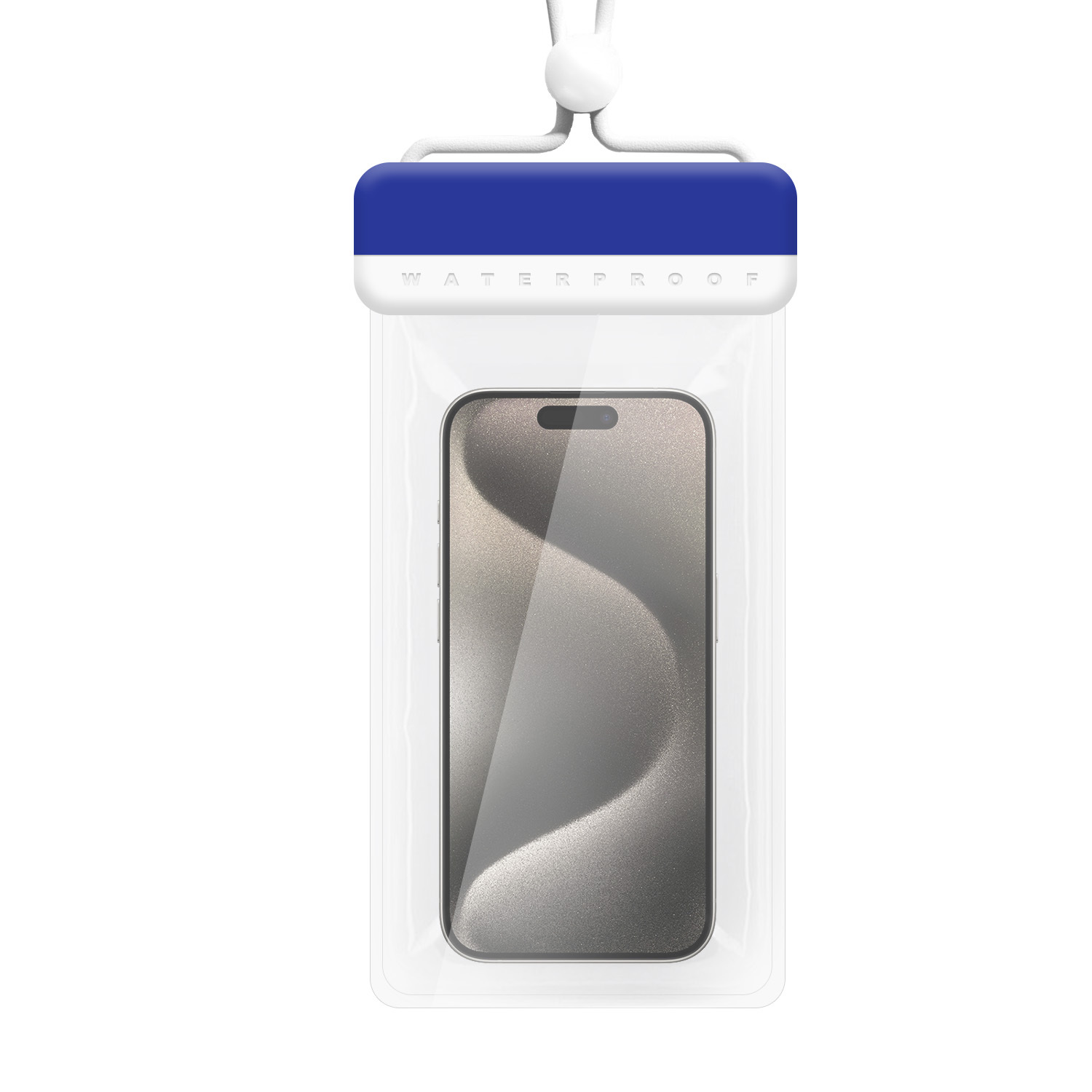 Waterproof Ümbris - Type 3 tumesinine-valge (230x118 mm)