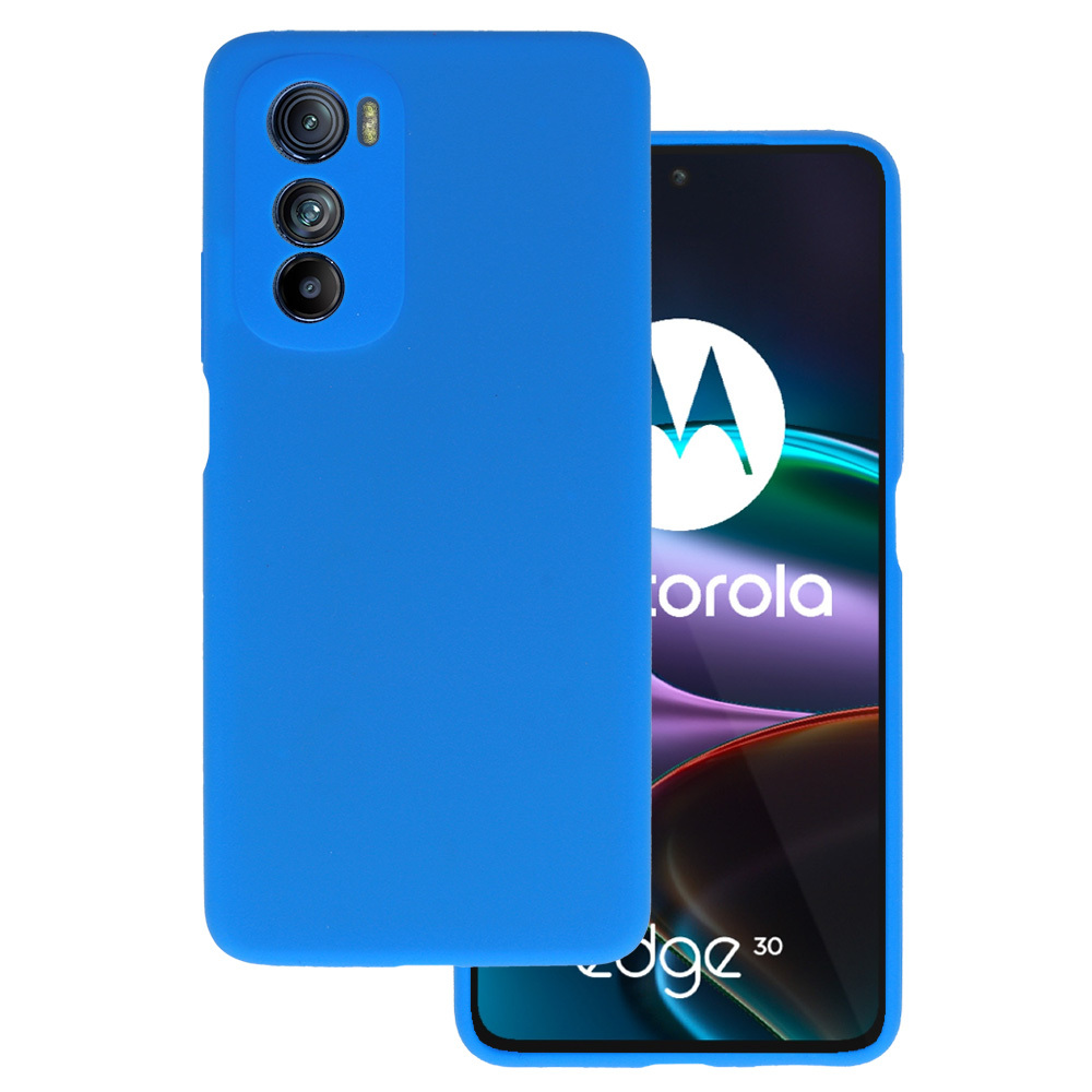 Silicone Lite Ümbris jaoks Motorola Edge 30 sinine