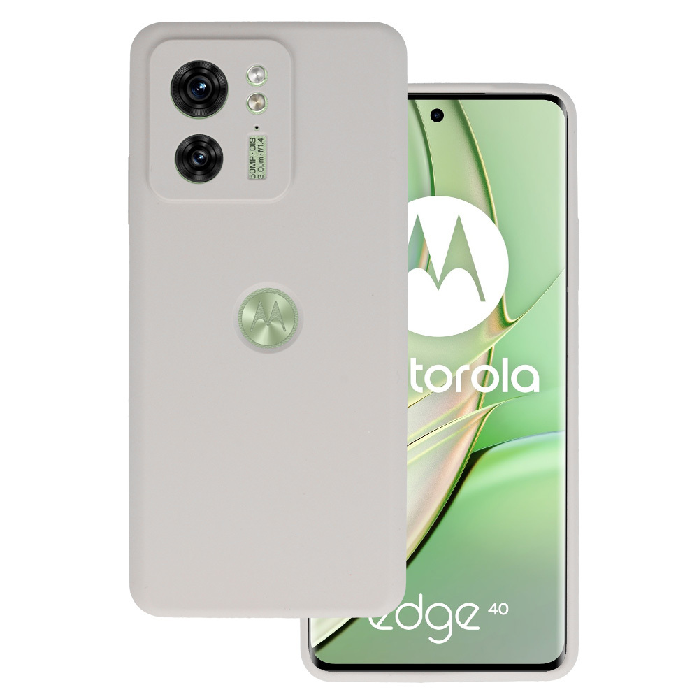 Silicone Lite Ümbris jaoks Motorola Edge 40 5G titanium
