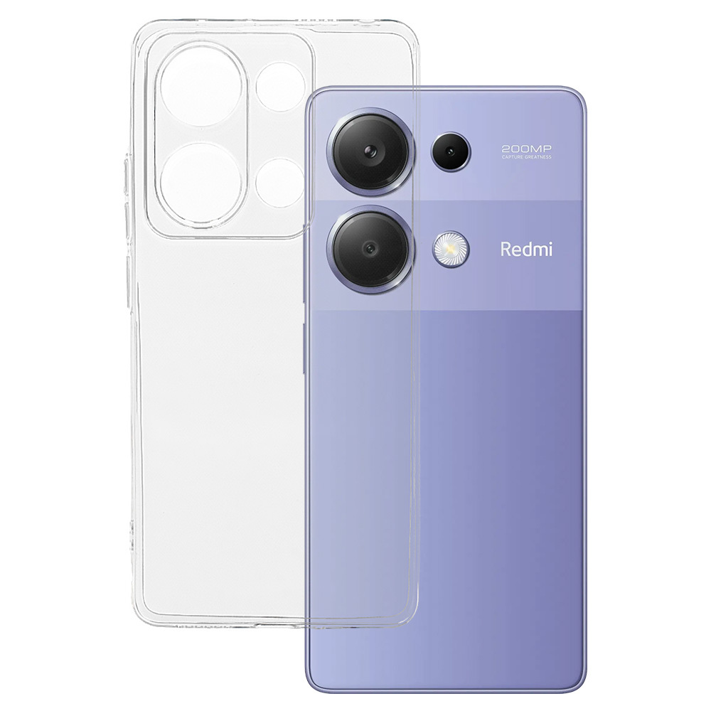 Ultra Clear 1mm Ümbris jaoks Xiaomi Redmi Note 13 Pro 4G Läbipaistev