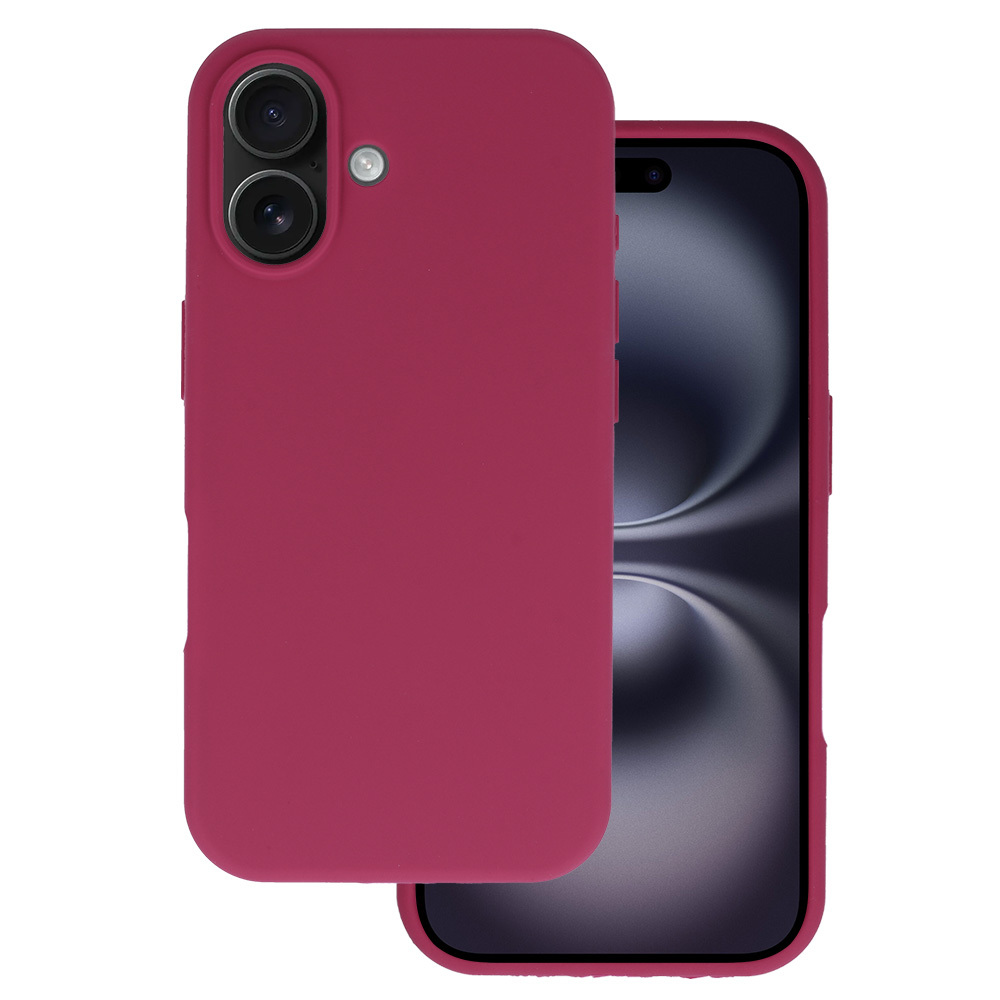 Silicone Lite Ümbris jaoks Iphone 16 burgundia