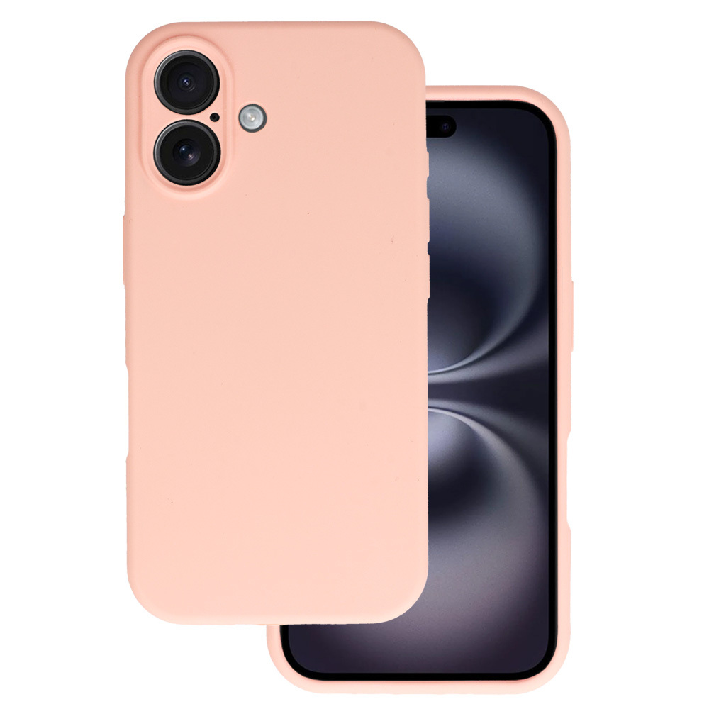 Silicone Lite Ümbris jaoks Iphone 16 peach