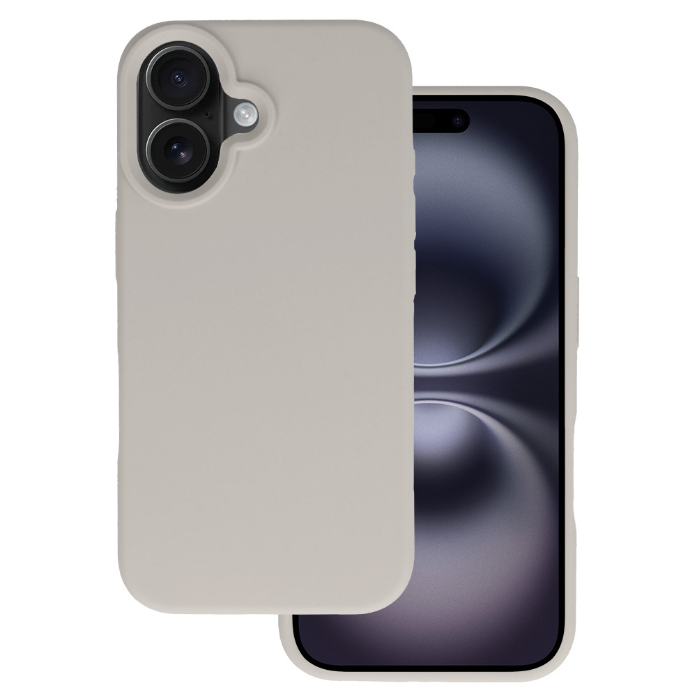 Tel Protect Silicone Premium jaoks Iphone 16 titanium