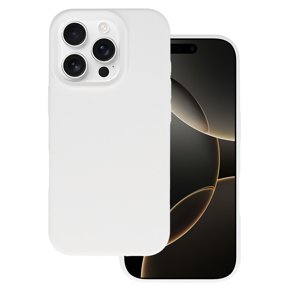 Tel Protect Silicone Premium jaoks Iphone 16 Pro Max valge