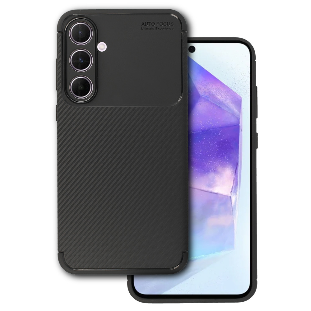 Tel Protect Carbon Elite jaoks Samsung Galaxy A55 5G Must