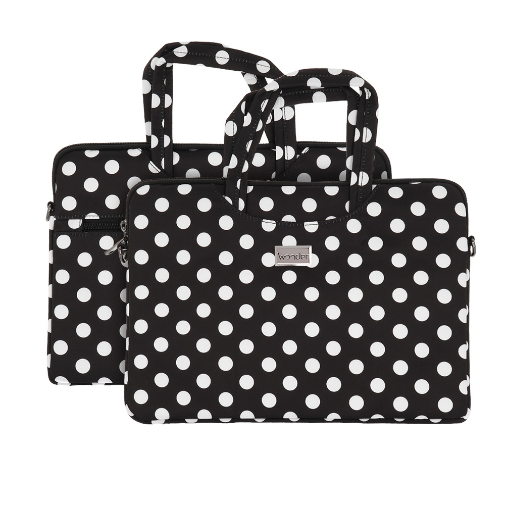 Wonder Briefcase Laptop 17 inches must polka-dot