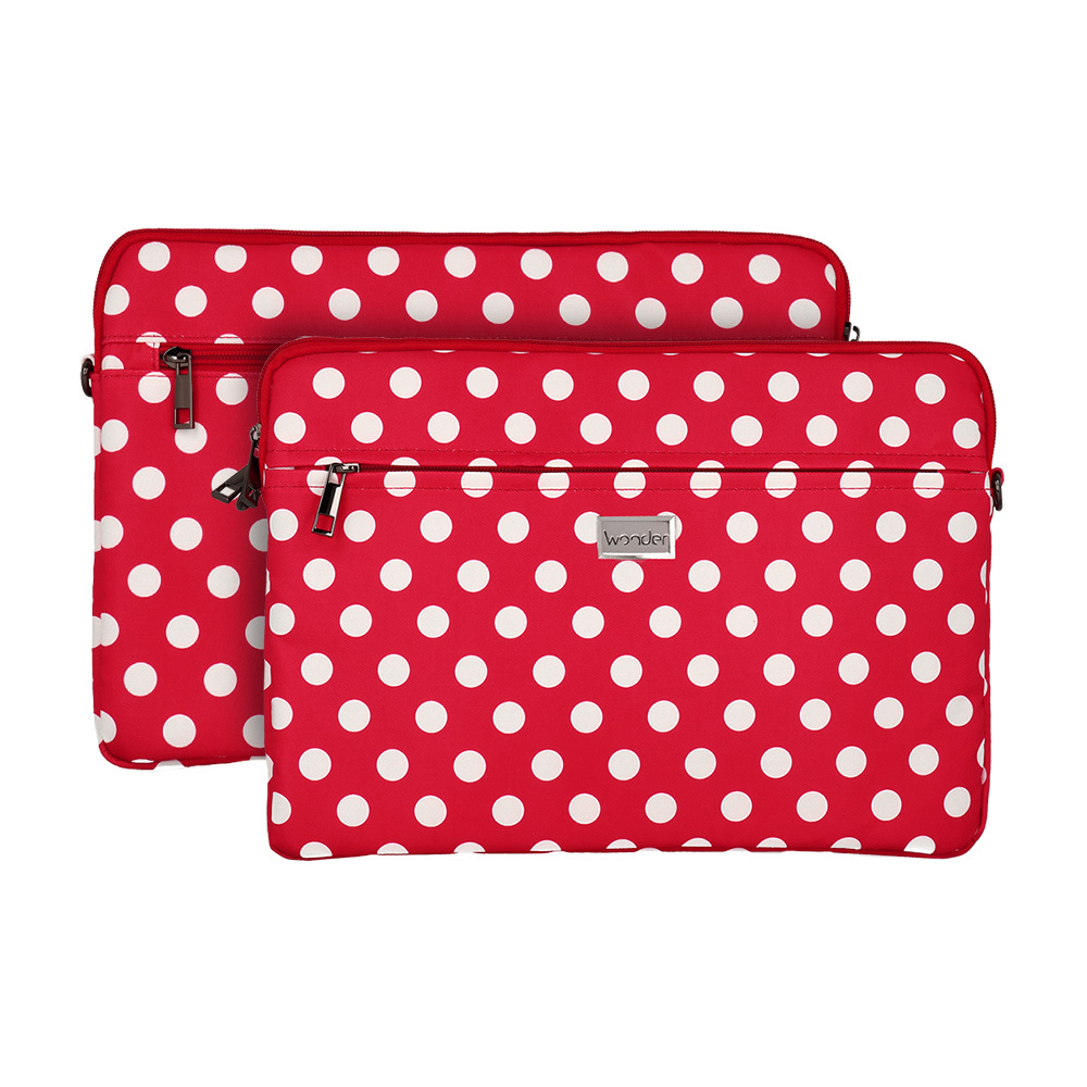Wonder Sleeve Laptop 15-16 inches punane polka-dot