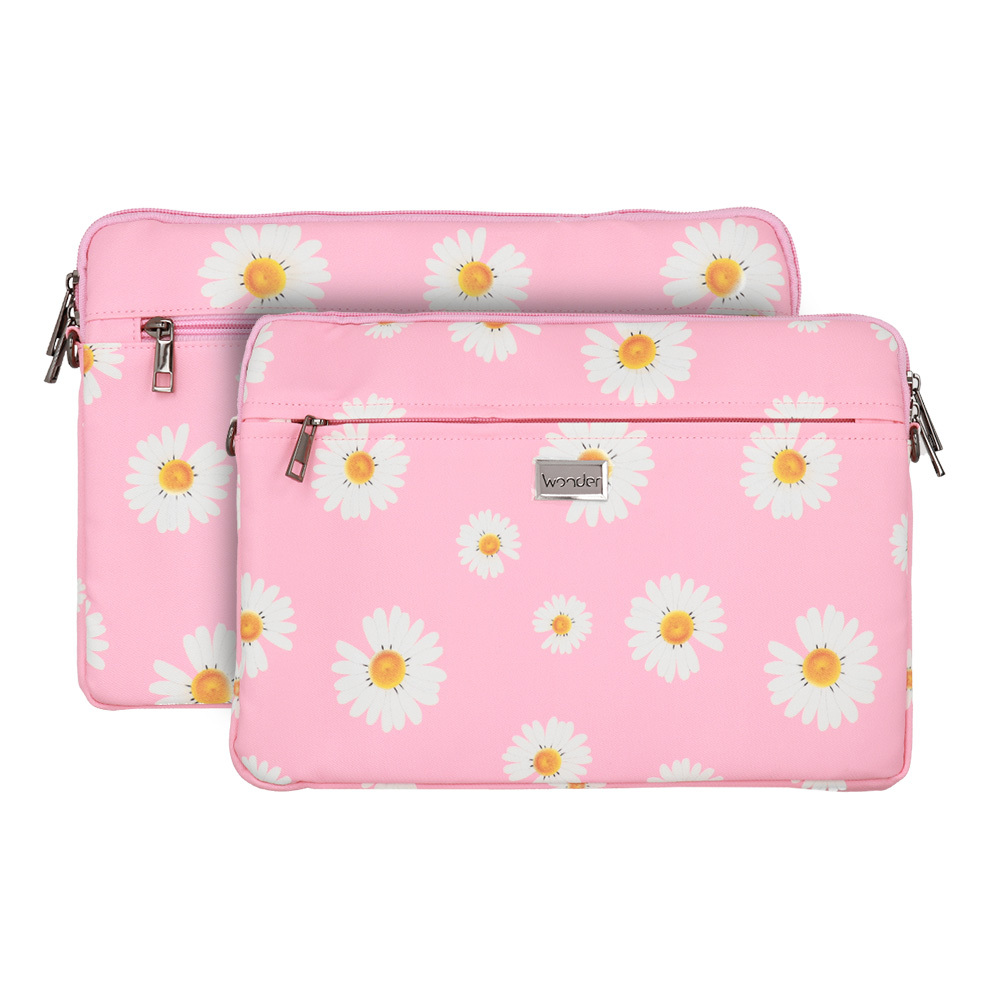 Wonder Sleeve Laptop 17 inches roosa daisies