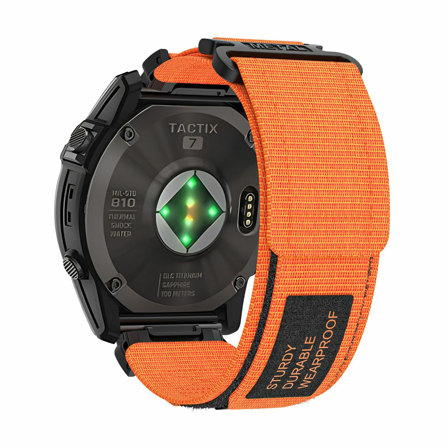 Nylon loop jaoks Garmin 22mm design 1 oranž