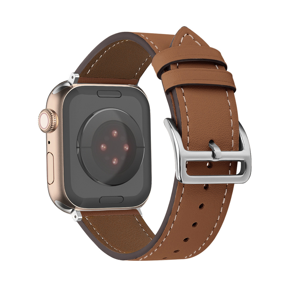 Leather loop jaoks Apple Watch 38/40/41 design 1 brown