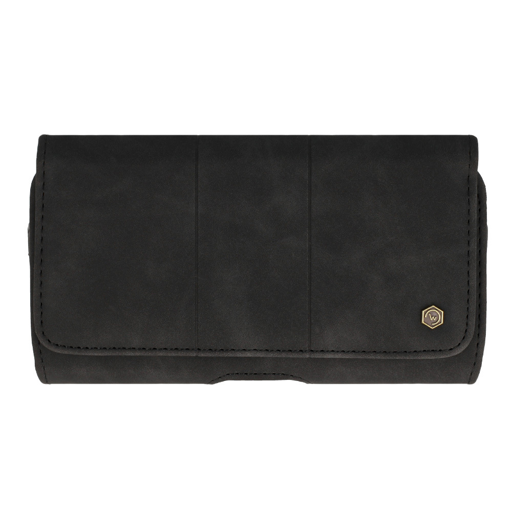 Wonder MAX Belt Holster (SIZE XL) jaoks Iphone 17 Pro Max/16 Pro Max/Samsung A55 5G/A53/S25 Plus/S23 FE must (167x83 mm)