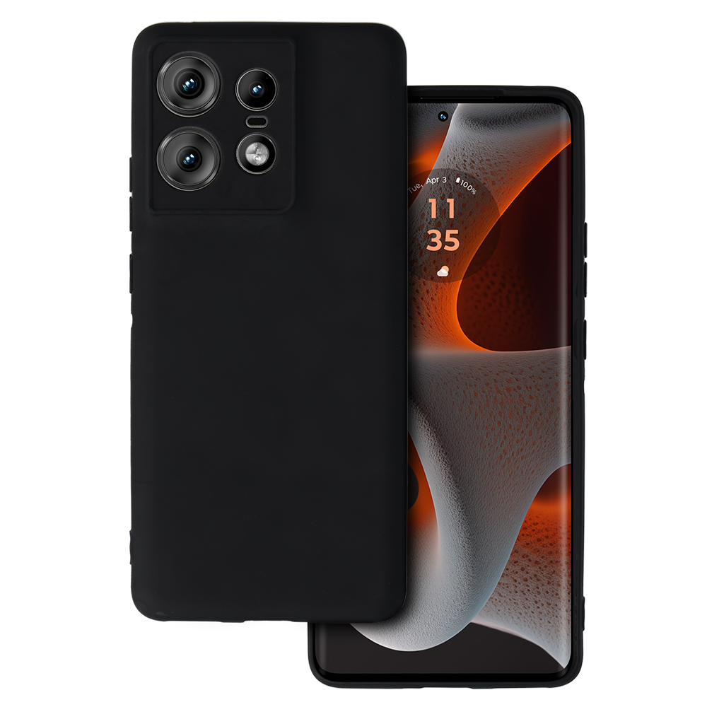 Back Ümbris MATT jaoks MOTOROLA EDGE 50 PRO 5G Must