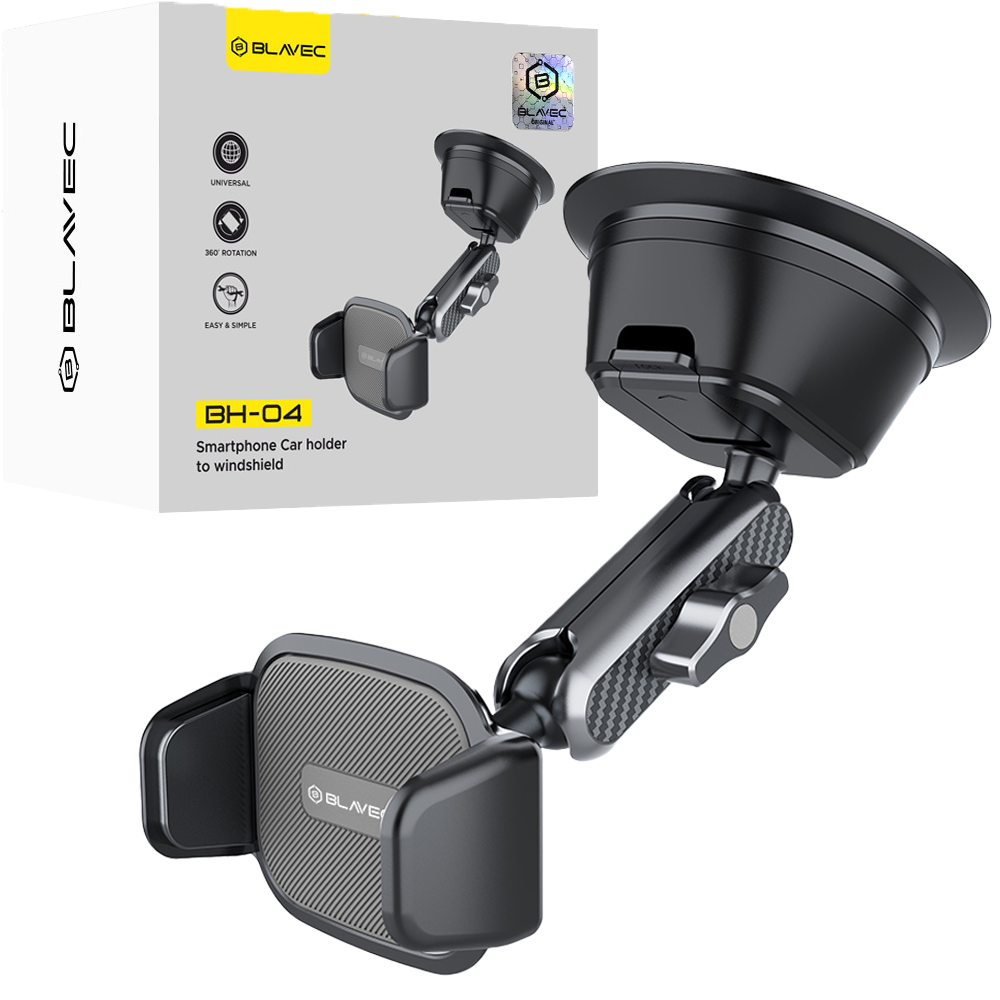 Blavec Car hoidja BH-04 aluminum to windshield (BH04-WSB) must