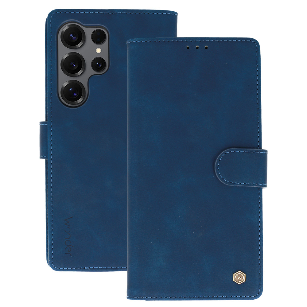 Wonder Fancy Ümbris jaoks Samsung Galaxy S25 Ultra tumesinine