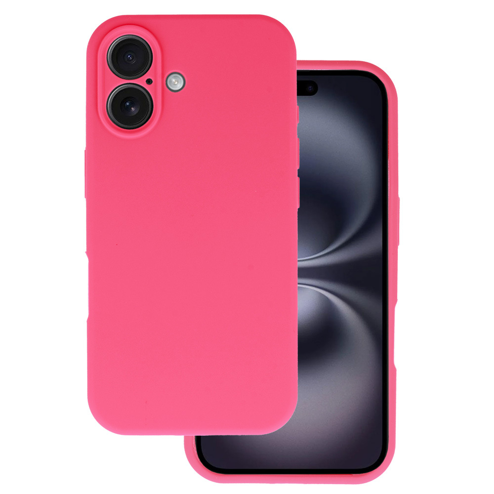 Silicone Lite Ümbris jaoks Iphone 16 fuchsia
