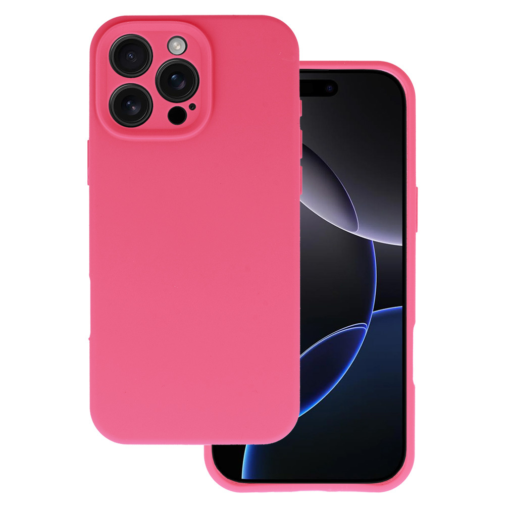 Silicone Lite Ümbris jaoks Iphone 16 Pro fuchsia