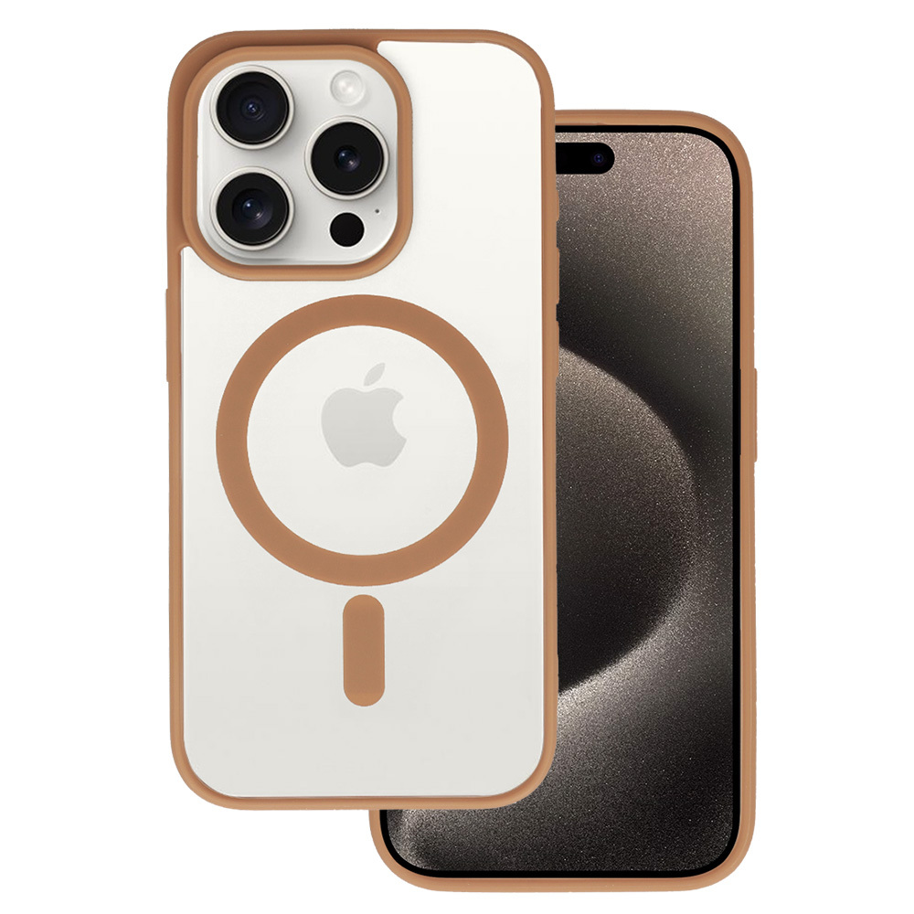 Acrylic Color Magsafe Ümbris jaoks Iphone 13 Pro desert titanium