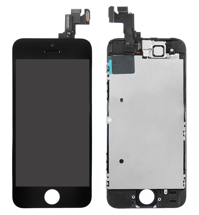 LCD ekraan Apple iPhone 5S/SE koos puuteekraan must Tianma