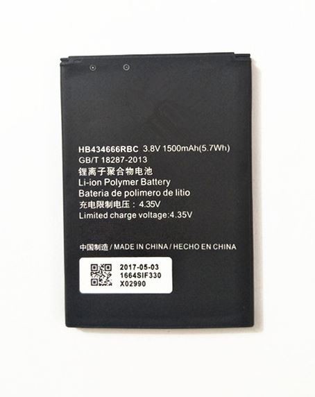 Battery Huawei HB434666RBC jaoks Modem 1500mAh E5573/E5575/E5576/E5577/E5776 (tinka HB434666RAW) OEM