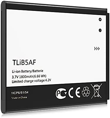 Battery Alcatel TLiB5AF jaoks Modem One Touch/Pop C5/OT5036/OT5036D/OT5036/OT5036D/S800/S710 1800mAh OEM