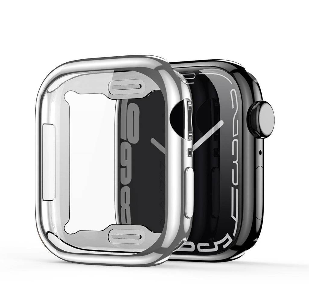 TPU glass ümbris Dux Ducis Samo Apple Watch 45mm silver