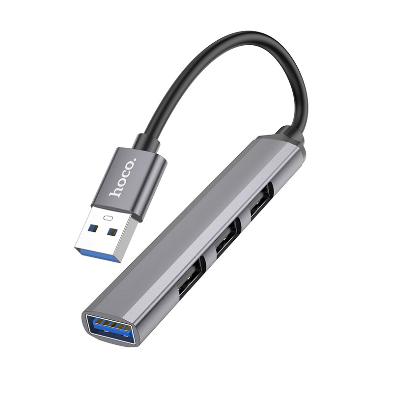 USB hub Hoco HB26 4-in-1 adapter USB-A to 1xUSB3.0 + 3xUSB2.0 hall