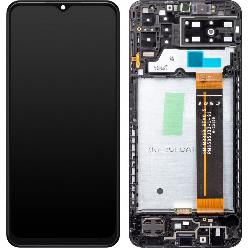 LCD screen Samsung A137 A13 4G 2022 with touch screen and frame original Must (service pack)