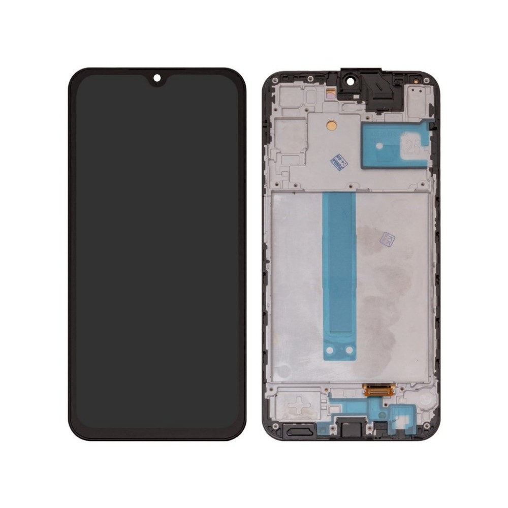 LCD screen Samsung A256 A25 5G with touch screen and frame OLED (real size)