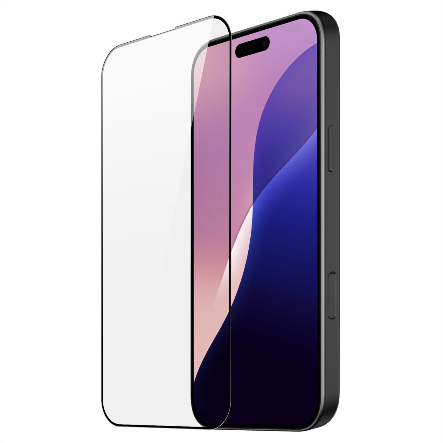 Karastatud klaas Dux Ducis 10D Apple iPhone 16 Pro Max must