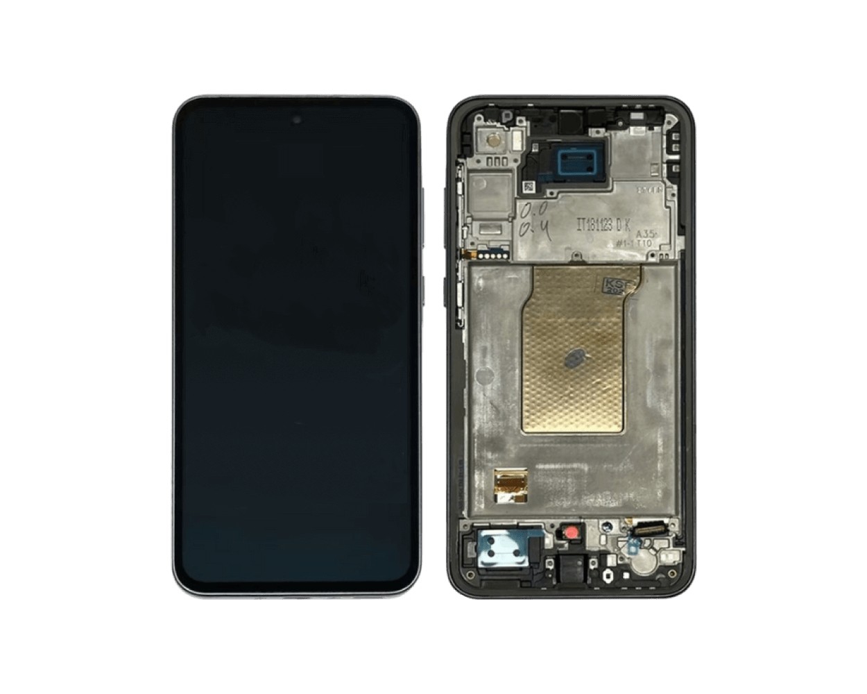 LCD ekraan Samsung A356 A35 5G koos touch ekraan and frame must OLED (real size)