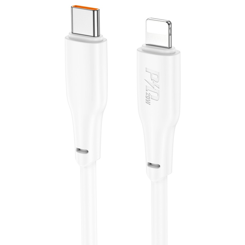 USB kaabel Hoco X93 60W USB-C to USB-C 1.0m valge
