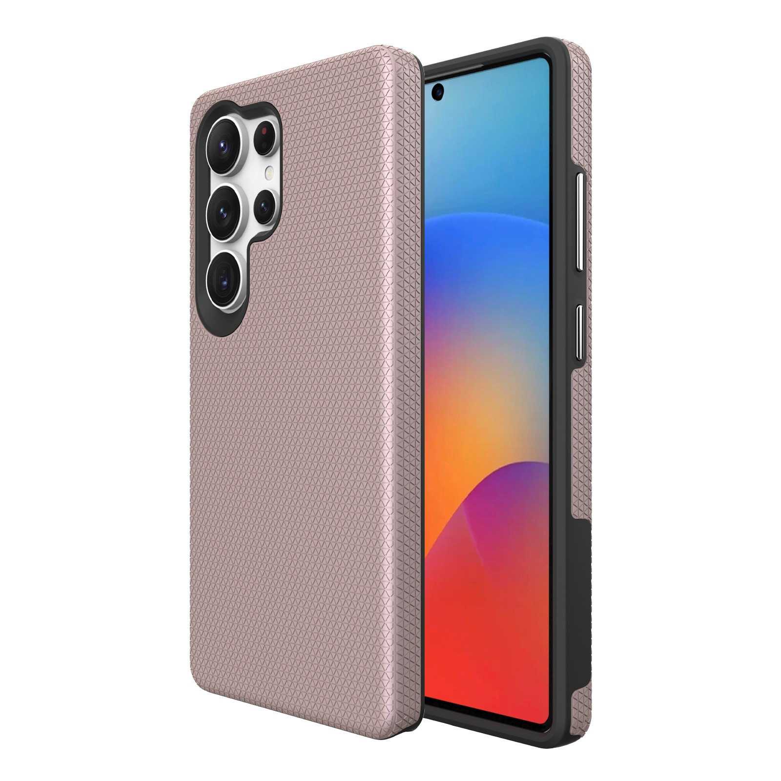 Perfectionists Triangle Ümbris Samsung S918 S23 Ultra 5G roosa kuldne