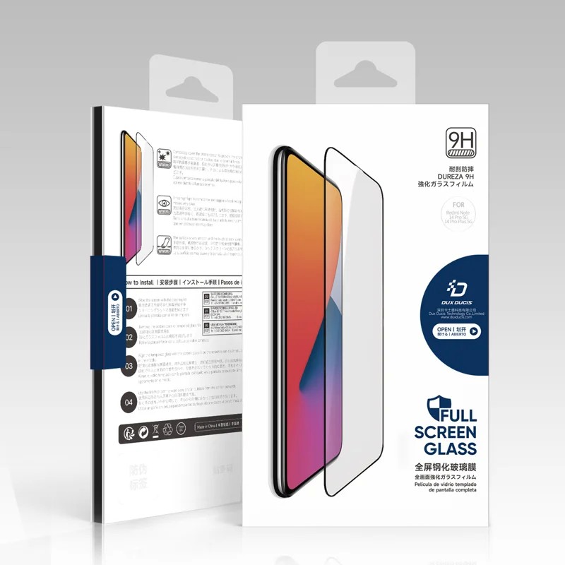 Karastatud klaas Dux Ducis CURVED Xiaomi Redmi Note 14 Pro 5G/Note 14 Pro Plus 5G must