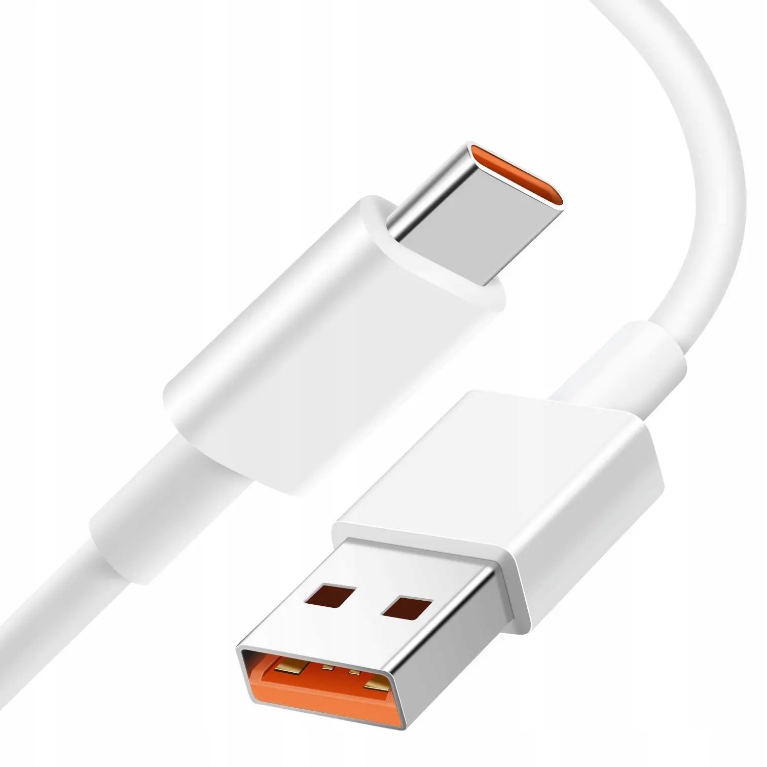 USB kaabel Xiaomi USB-A to USB-C 6A 1.0m valge