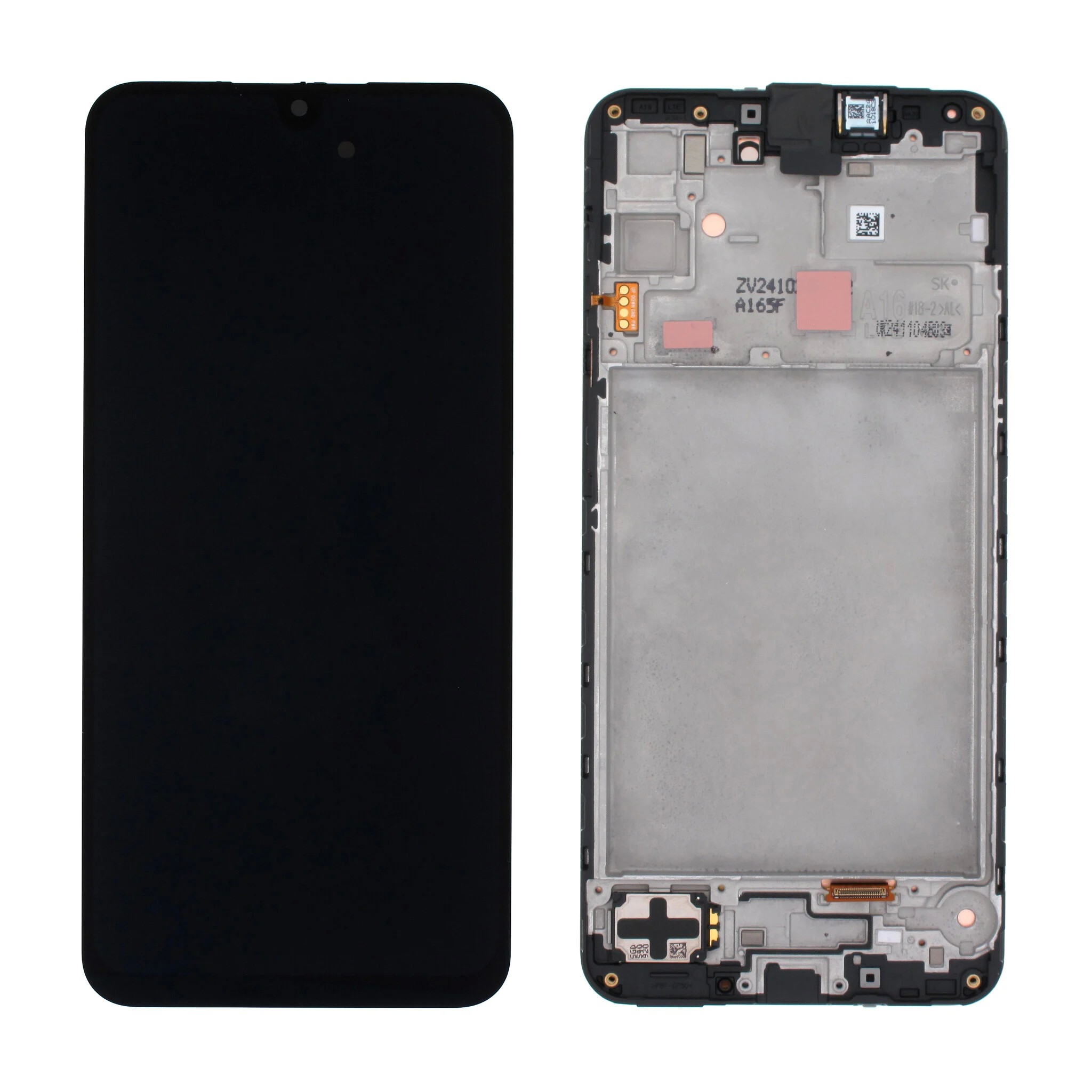 LCD screen Samsung A165 A16 4G with touch screen and frame original Must (service pack)