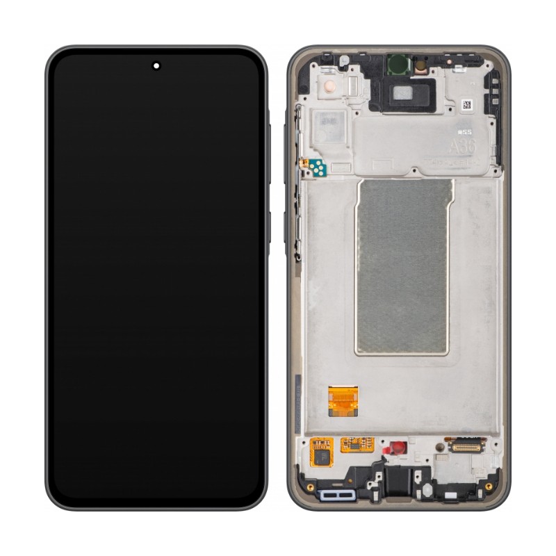 LCD screen Samsung A366 A36 5G  with touch screen and frame original Must (service pack)