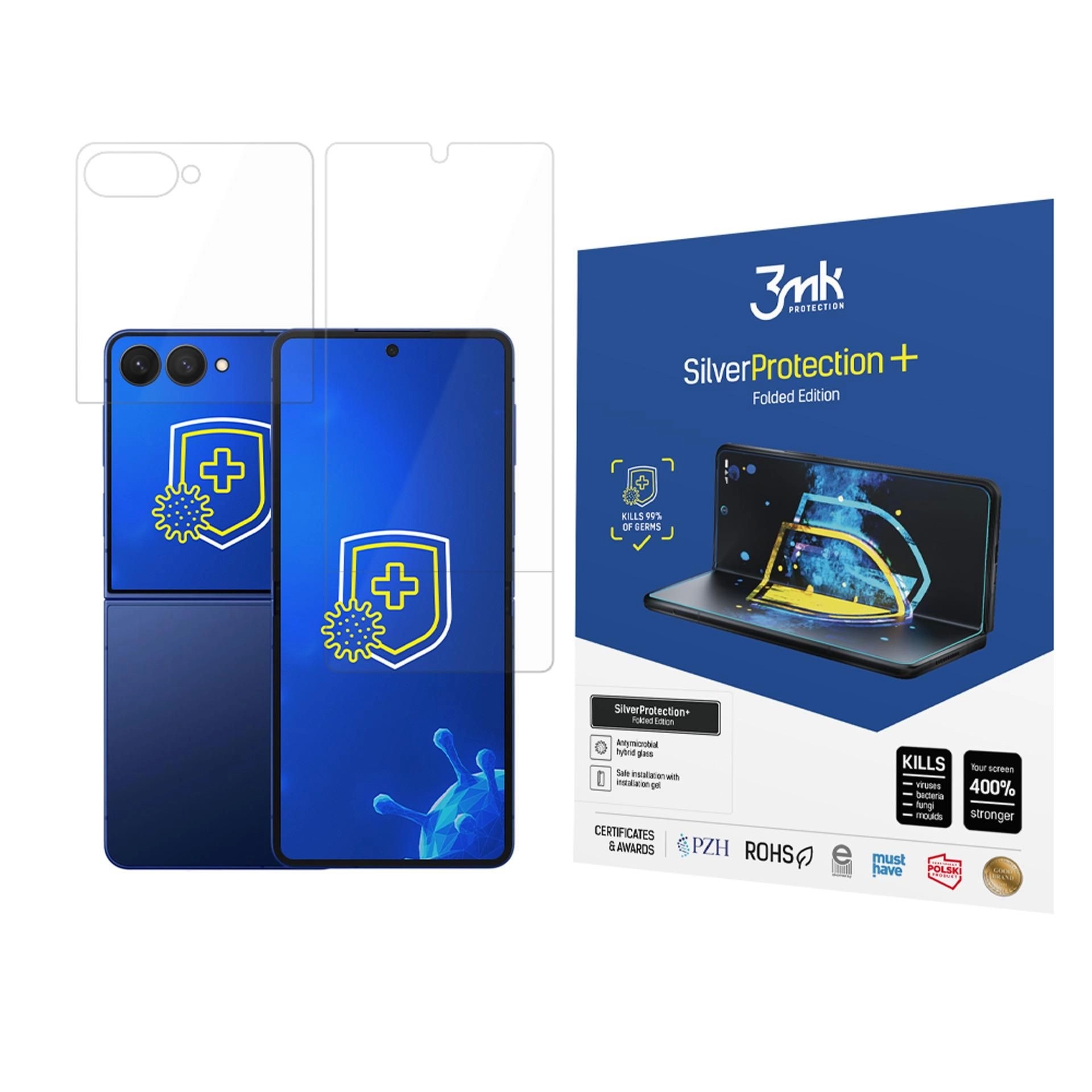 LCD Ekraanikaitse 3mk hõbedane Kaitse+ Folded Väljaanne Samsung F751 Z Flip7