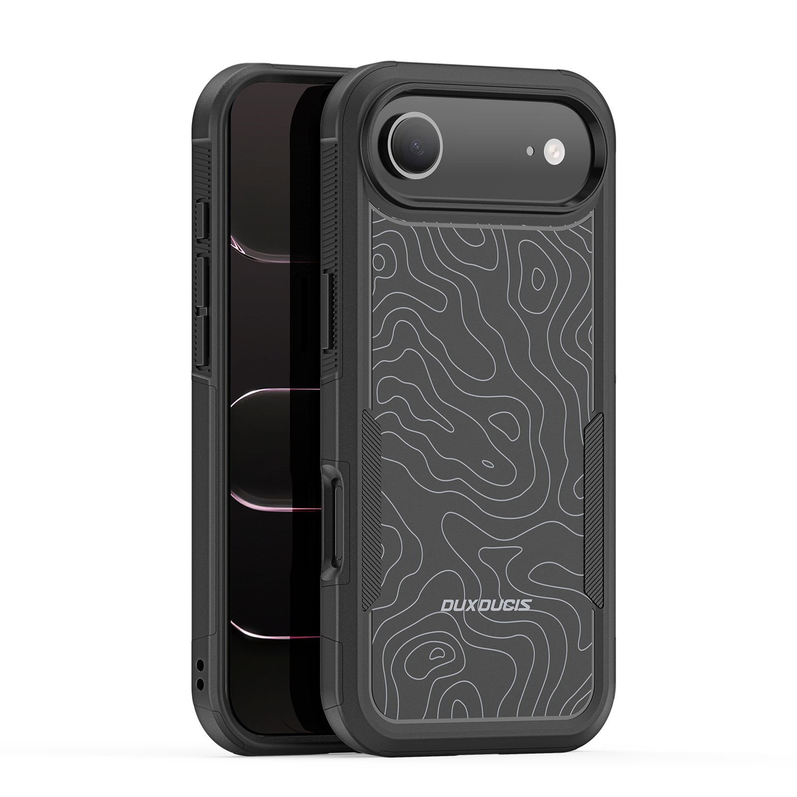 Ümbris Dux Ducis Shld Apple iPhone Air must (Contour Pattern)