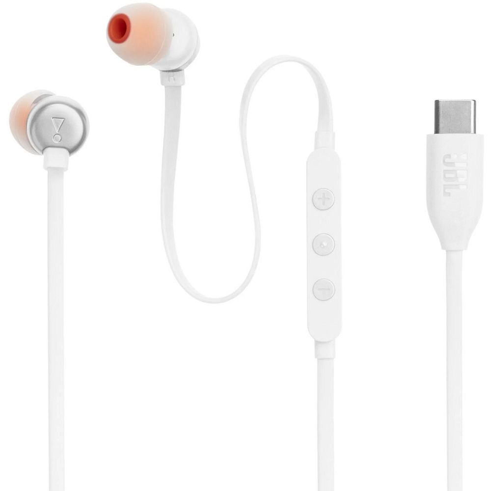 Wire earphones USB C JBL Tune 310C valge