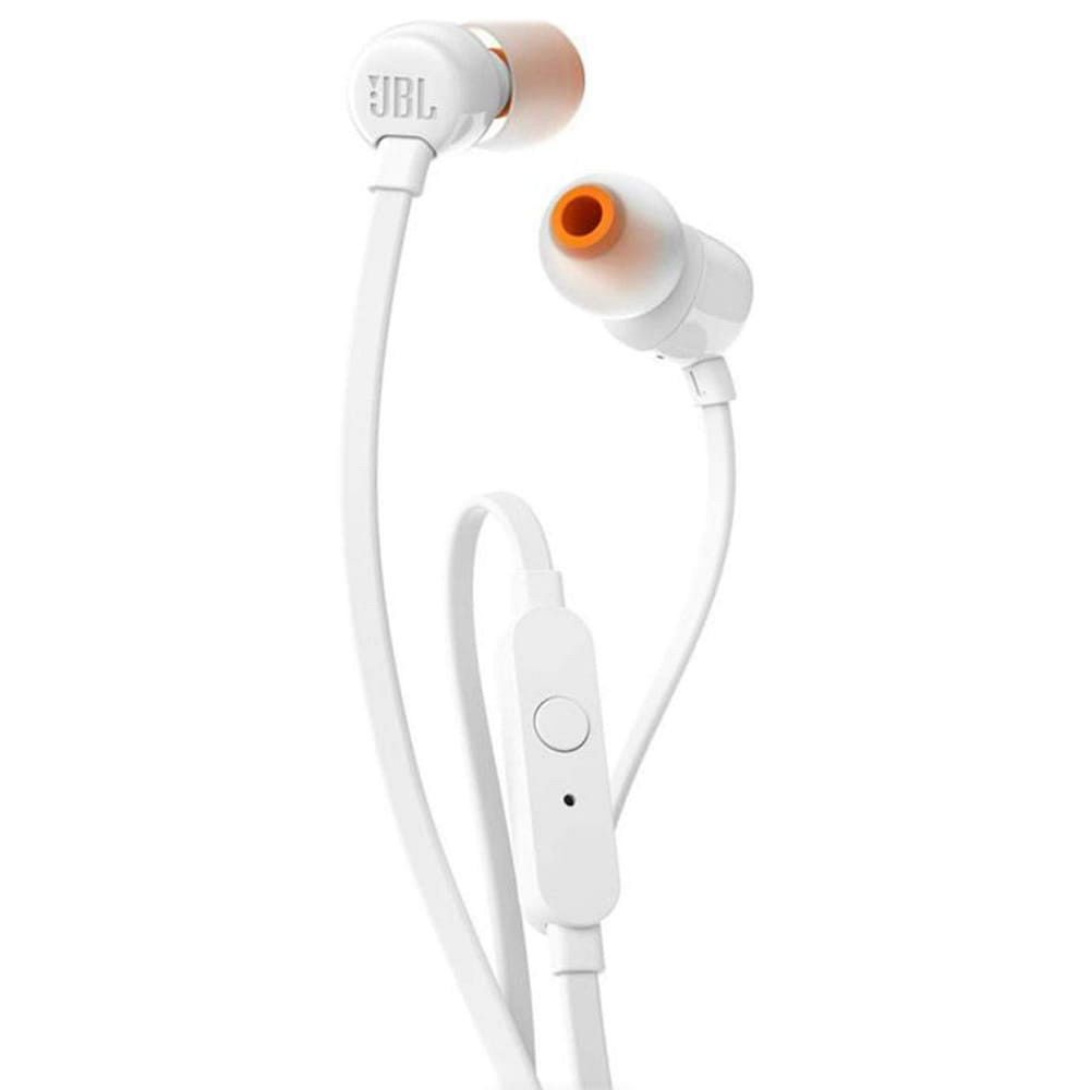 JBL T110 Wired In-Ear Headphones Mini Jack 3.5mm - White