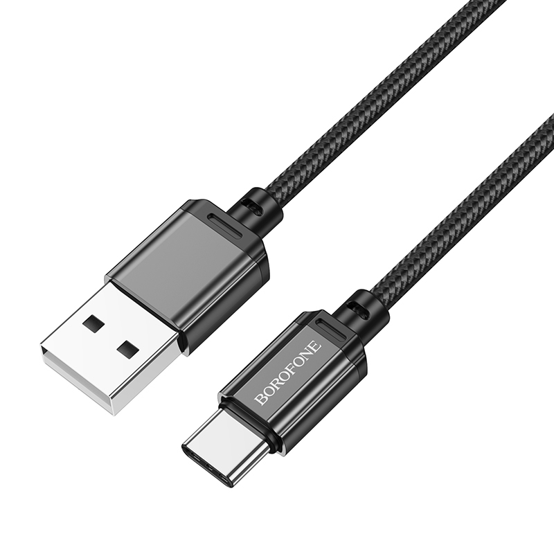 USB Cable Borofone "BX87" Black "Type-C" 100cm