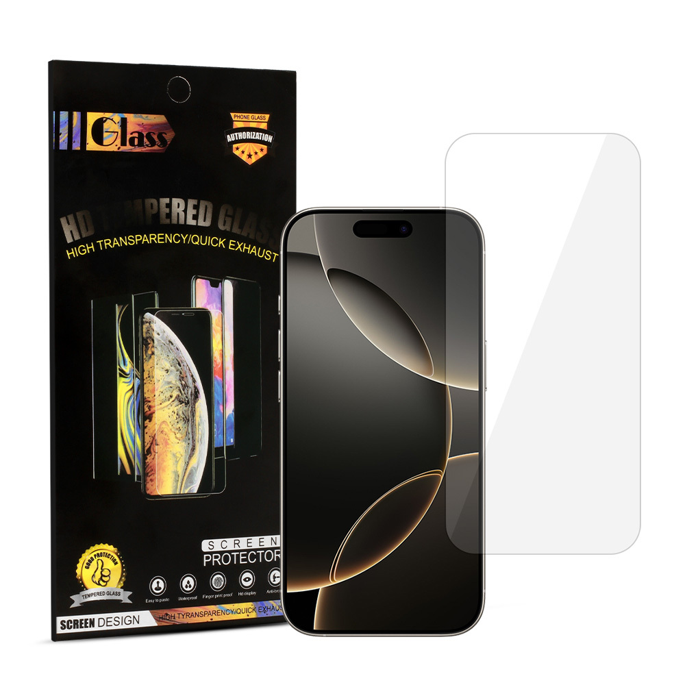 Karastatud klaas HARD 2.5D jaoks IPHONE 16 PRO/17/17 PRO (stronger glue 380µ)