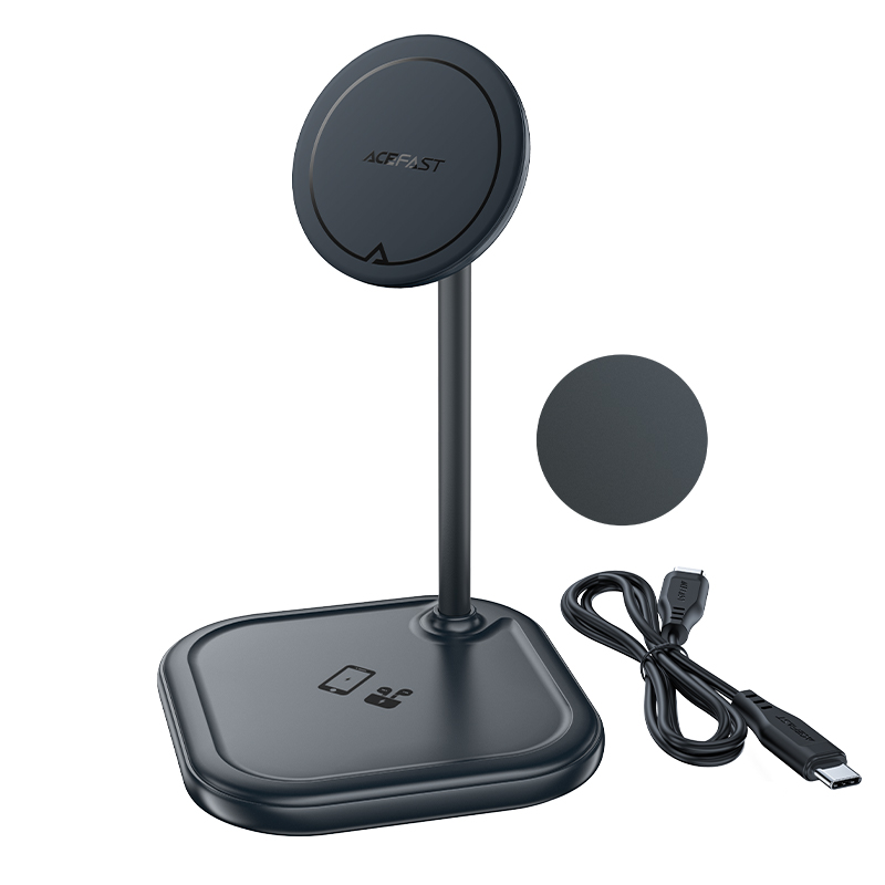 Acefast 15W Qi Wireless Laadija jaoks iPhone (with MagSafe) and Apple AirPods Alus Hoidja Magnetic Hoidja hall (E6 hall)