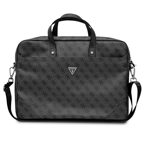 Guess Saffiano 4G Triangle Logo bag jaoks a 16'' laptop - must