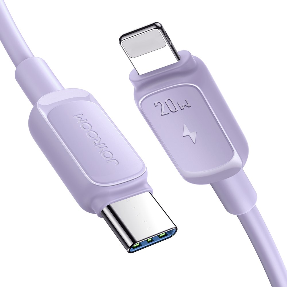 Joyroom Multi-Color Series A14 USB-C / Lightning 20W Kaabel 1.2 m - Purple