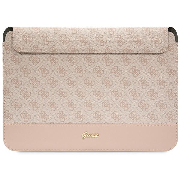 Guess 4G Stripe Metal Logo ümbris jaoks a 14" laptop - roosa