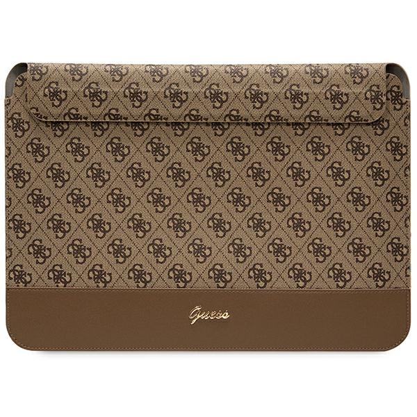 Guess 4G Stripe Metal Logo ümbris jaoks a 14" laptop - brown