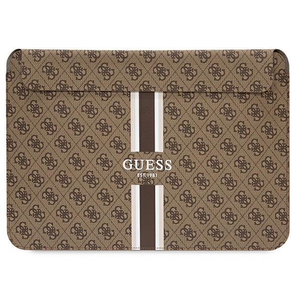Guess 4G Printed Stripes cover jaoks a 14" laptop - brown