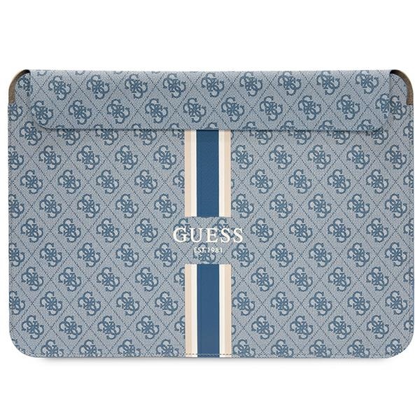 Guess 4G Printed Stripes cover jaoks a 16" laptop - sinine