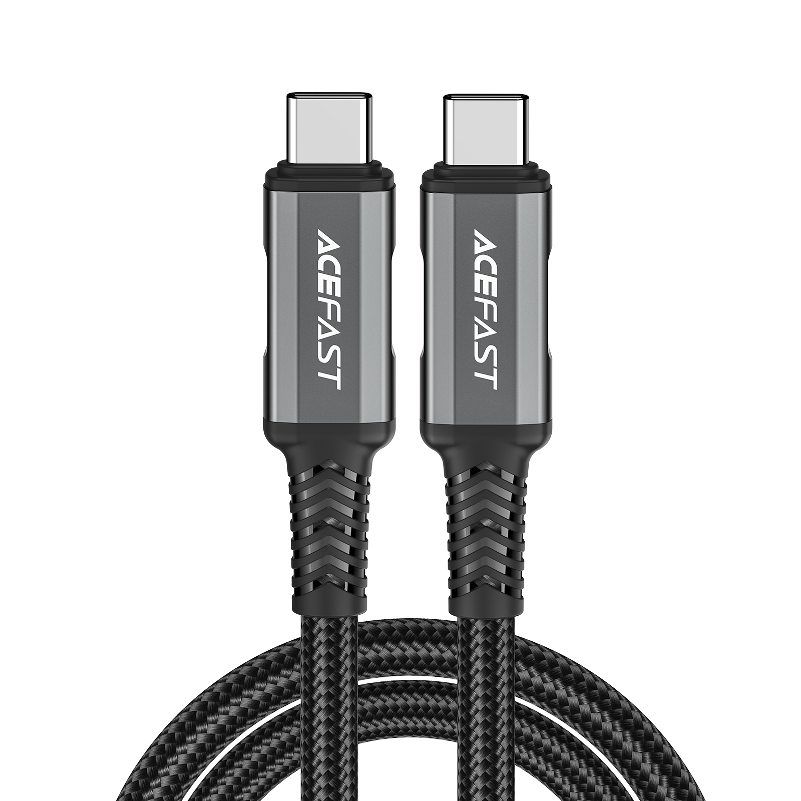 Acefast C1-09 USB-C / USB-C USB4 PD3.1 kaabel 5A 1m - hall-must